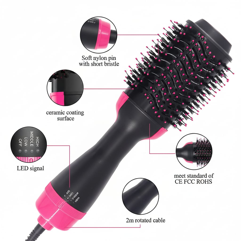 One Step Hot Air Brush (Dryer + Syler)